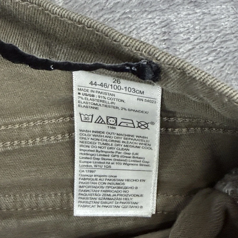 BANANA REPUBLIC Skinny Leg Mid Rise Jeans Women's 26  Stretch‎ Denim zipper leg